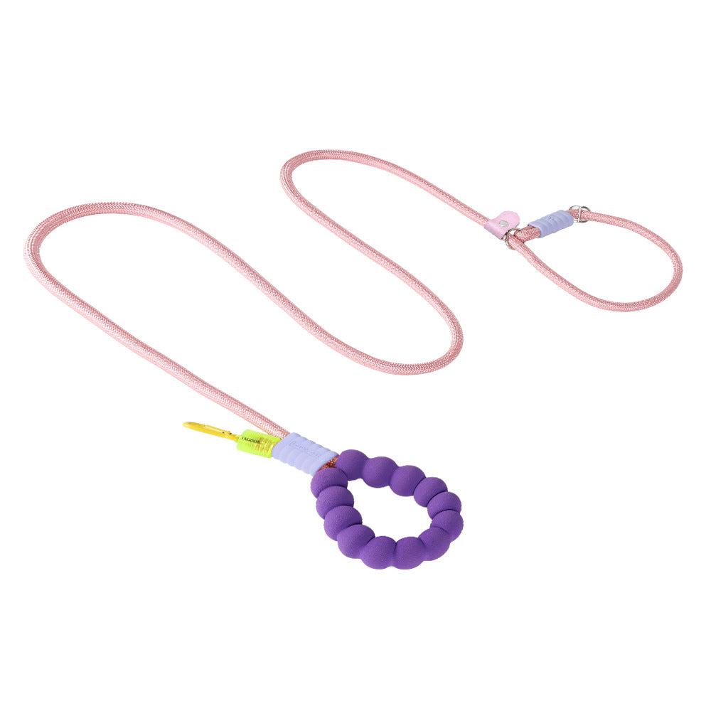 Cross-border new dog leash, cloud bubble foam can be crossed, dog walking rope can be adjusted, and P rope wholesale